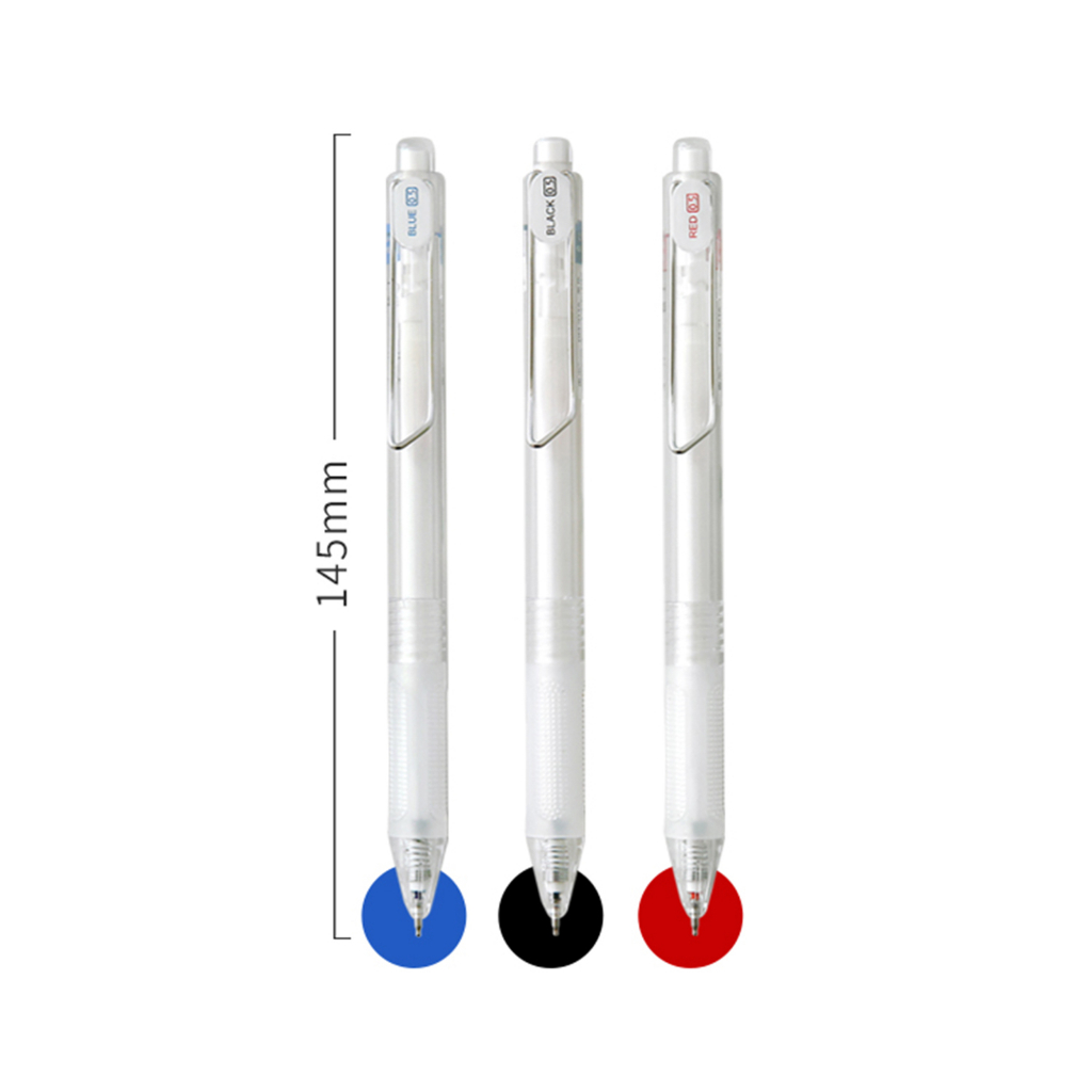 Bút Gel Bút Mực Đen Ngòi 0.5MM Siêu Mượt Sáng Tạo Cho Học Sinh