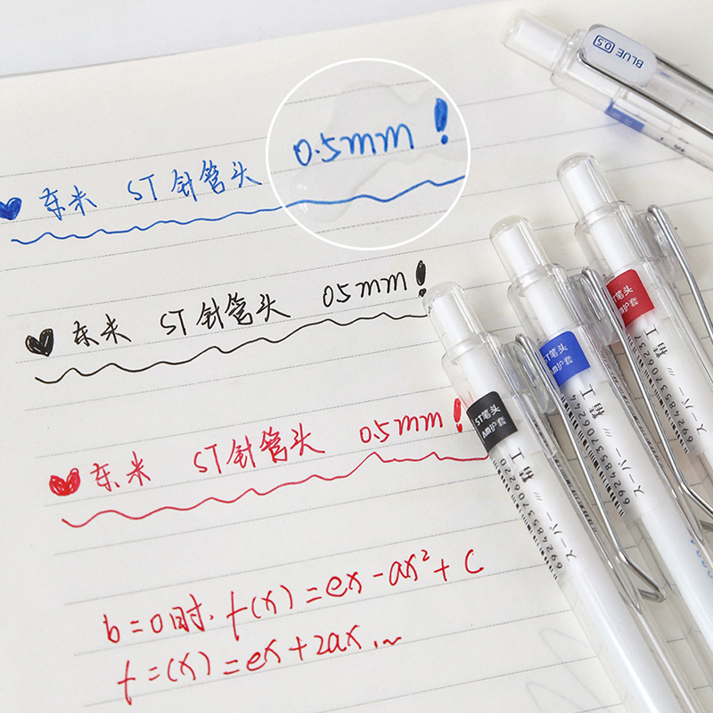 Bút Gel Bút Mực Đen Ngòi 0.5MM Siêu Mượt Sáng Tạo Cho Học Sinh