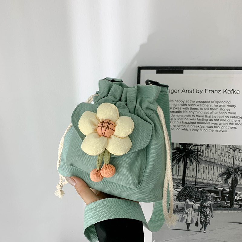 Túi xô Túi xách Túi xách tay Dây đeo dài Vải bố Ví đeo vai đơn Dây rút cho Du lịch Dự tiệc