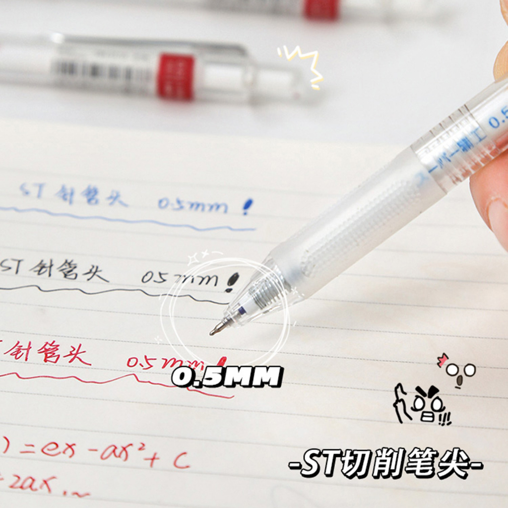 Bút Gel Bút Mực Đen Ngòi 0.5MM Siêu Mượt Sáng Tạo Cho Học Sinh