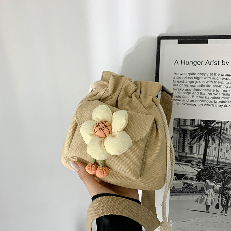 Túi xô Túi xách Túi xách tay Dây đeo dài Vải bố Ví đeo vai đơn Dây rút cho Du lịch Dự tiệc