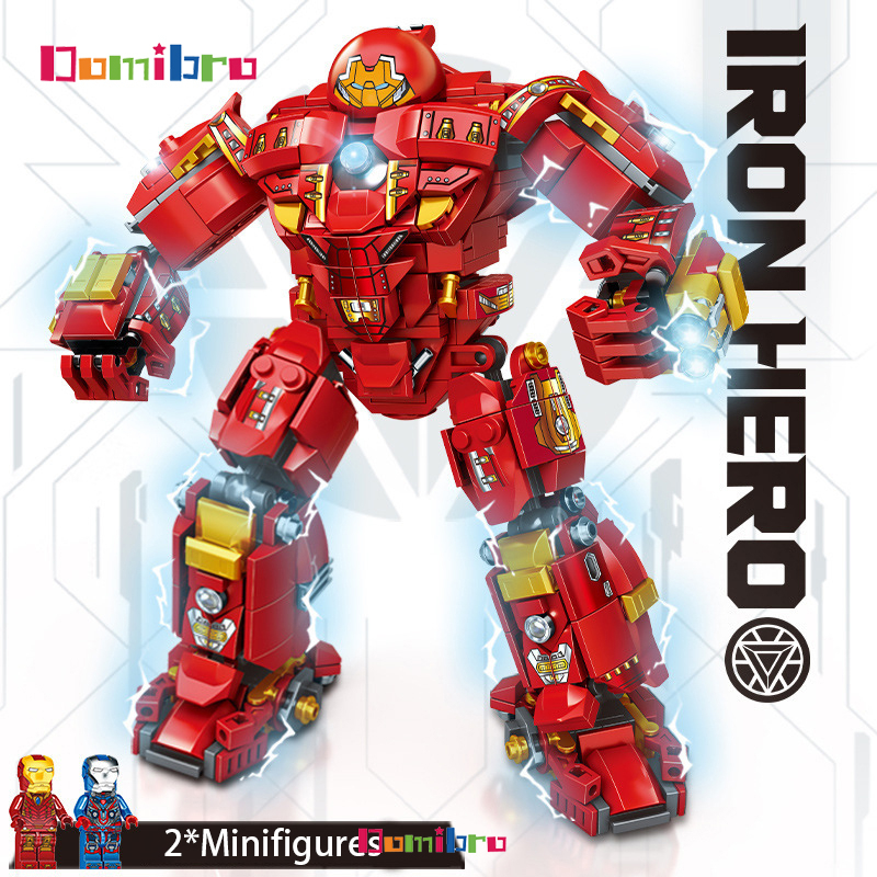 Mô Hình Lego Người Sắt / Người Nhện / Anh Hùng Dùng Làm Quà Tặng Sinh Nhật Cho Bé Trai