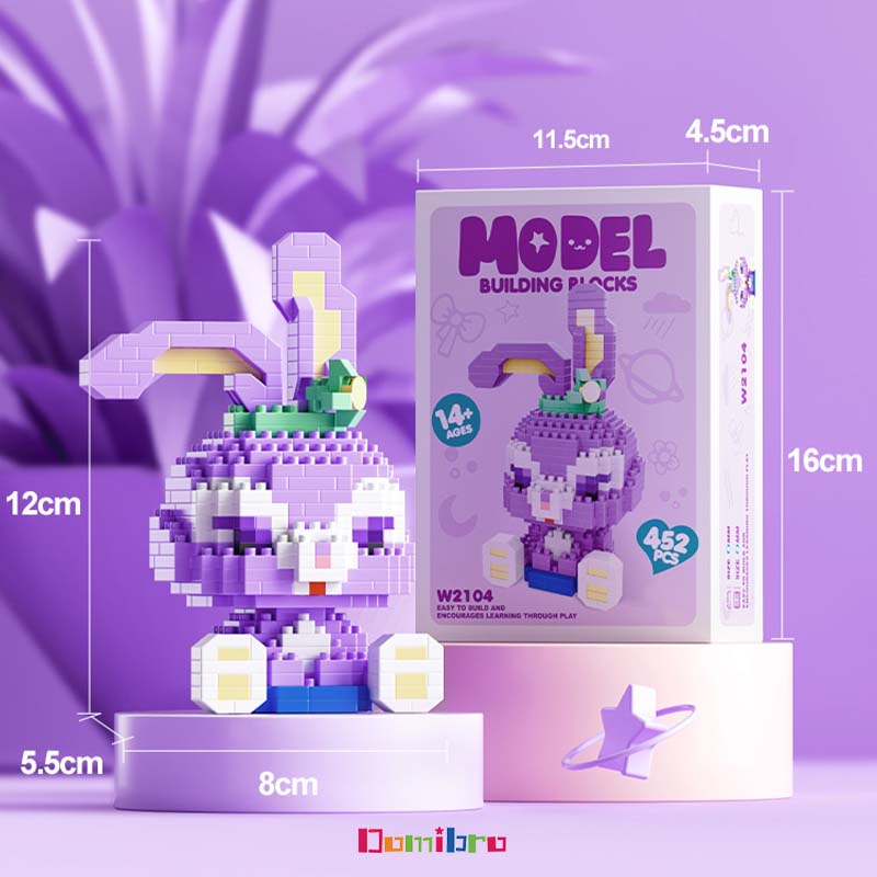 Domibro Lego Mini MÔ HÌNH LẮP RÁP MINI 3D HOẠT HÌNH DÀNH CHO BÉ - ĐỒ CHƠI XÉP HÌNH ĐÁNG YÊU