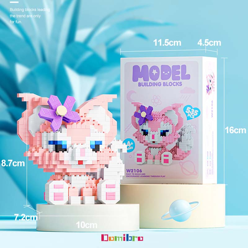 Domibro Lego Mini MÔ HÌNH LẮP RÁP MINI 3D HOẠT HÌNH DÀNH CHO BÉ - ĐỒ CHƠI XÉP HÌNH ĐÁNG YÊU
