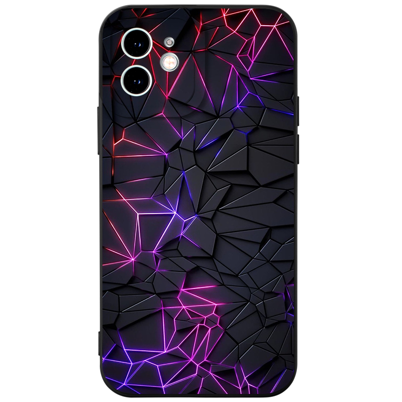 Ốp lưng GUMAN Mềm ngầu nam đen dễ thương đẹp Cho iPhone 15 14 13 12 11 Pro Max SE 2020 X XR XS 8 7 ip 6S 6 Plus kute XYB1674