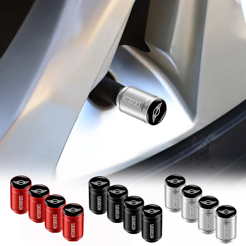 Set 4 Nắp Van Bánh Xe Hơi Mini Cooper One S R50 R53 R56 R60 F55 F56 R57