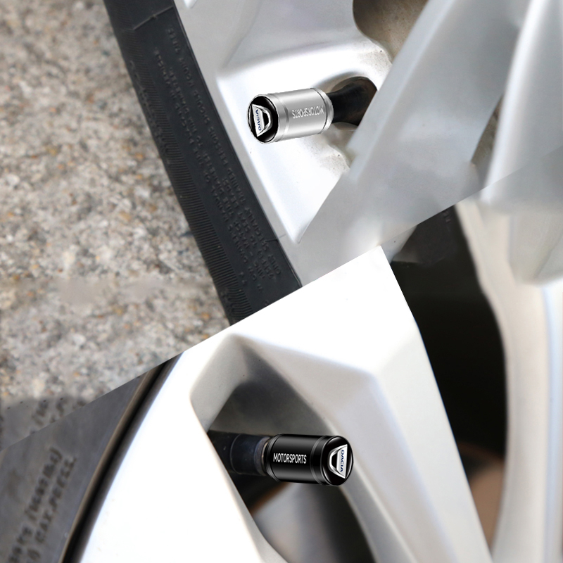 Set 4 Nắp Đậy Chống Bụi Bằng Nhôm Cho Bánh Xe Hơi Thể Thao Dacia Logan 2 Mcv Sandero Stepway Lodgy