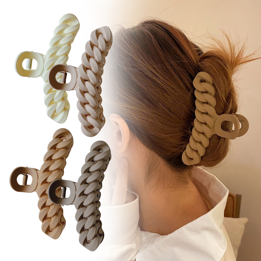 Kẹp Tóc Dài Thiết Kế Dày Dặn Thanh Lịch Thời Trang Dành Cho Nữ