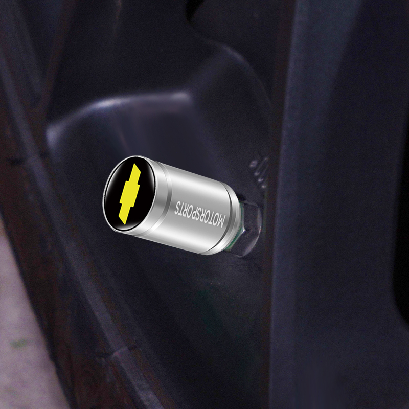 Set 4 Nắp Van Bánh Xe Hơi Thể Thao Chống Rò Rỉ Cao Cấp