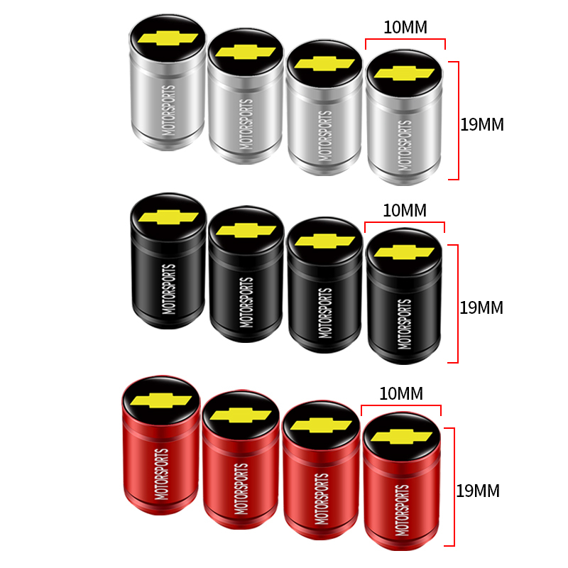 Set 4 Nắp Van Bánh Xe Hơi Thể Thao Chống Rò Rỉ Cao Cấp