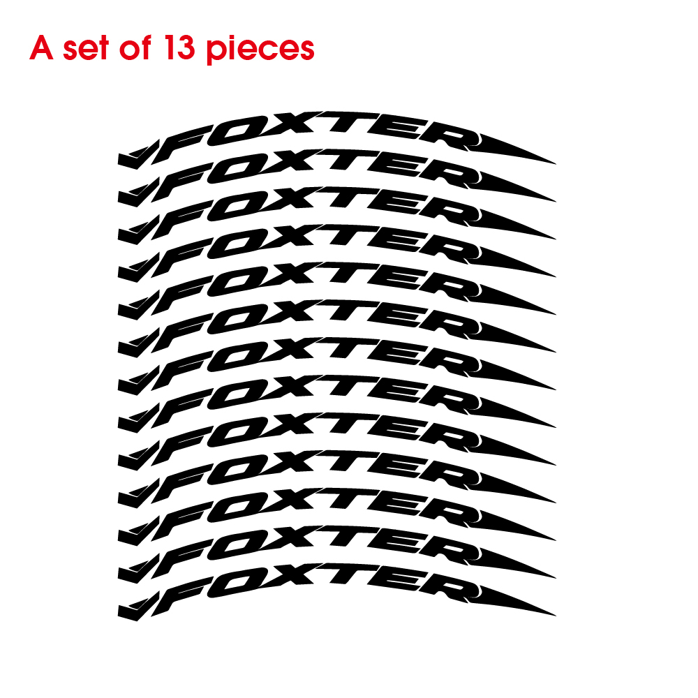 Bộ 12 Miếng Dán Trang Trí Vành Bánh Xe Đạp Leo Núi Bằng Vinyl