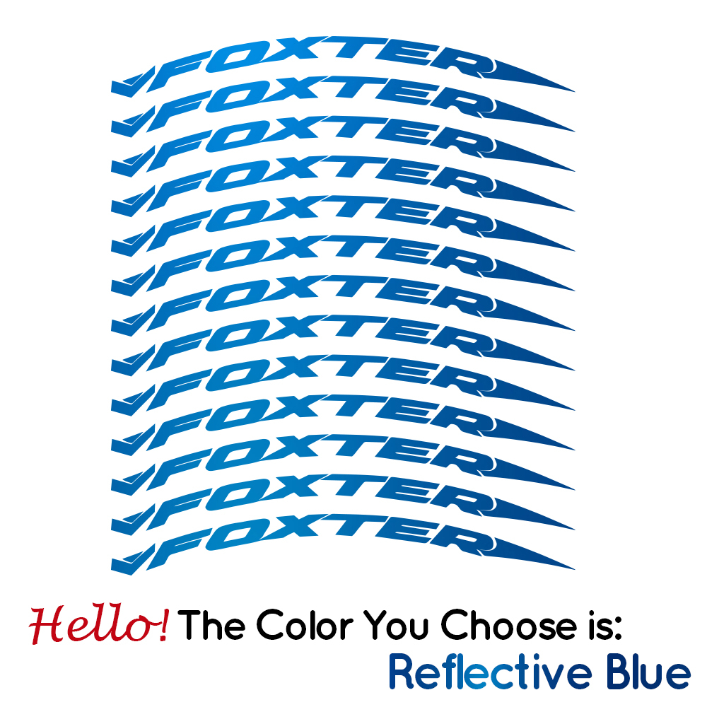 Bộ 12 Miếng Dán Trang Trí Vành Bánh Xe Đạp Leo Núi Bằng Vinyl