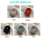 Ba Lô Vải Nhung Phong Cách Hàn Quốc Cho Học Sinh