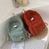 Ba Lô Vải Nhung Phong Cách Hàn Quốc Cho Học Sinh