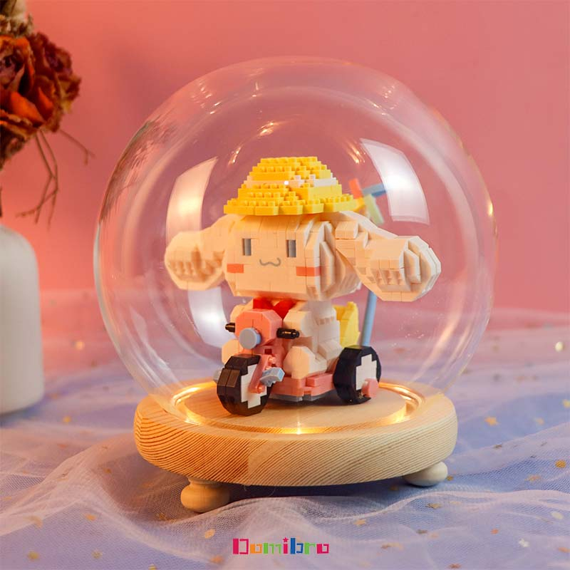 Domibro Lego Mini Sanrio Bộ 969 Miếng Xếp Hình Cinnamoroll Chó Dễ Thương Cho Bé - Tặng kèm hộp đựng xinh xắn