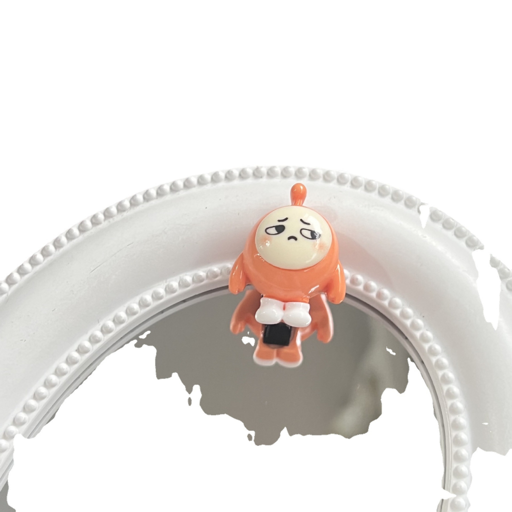 Kẹp Tóc Mini Hình Quả Trứng Hoạt Hình Dễ Thương DIY