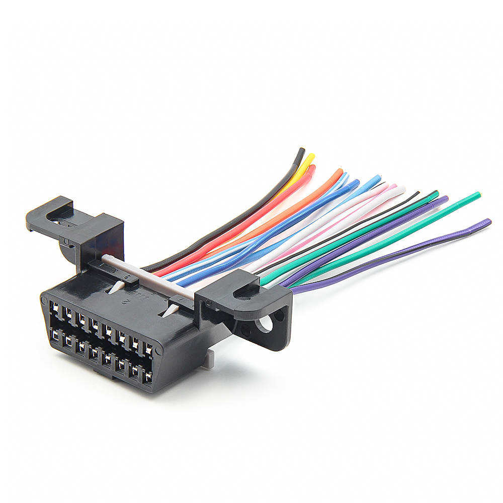 Cáp Mở Rộng 10cm 16pin Sang J1962 DIY ELM327 OBD 2 OBD2 Chuyên Dụng Cho Xe Hơi
