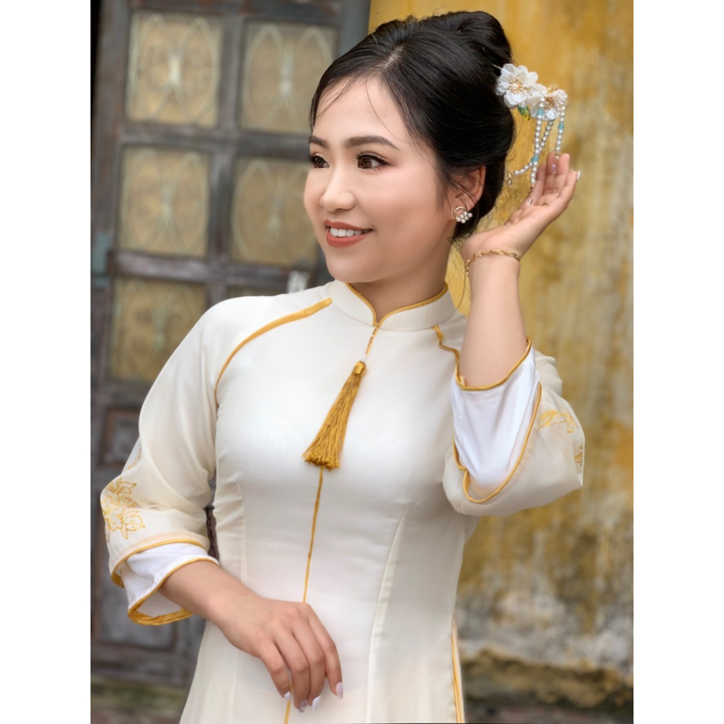 YADORNOS Trâm Cài Tóc Dáng Dài Đính Ngọc Trai Phong Cách Hán Phục Mới