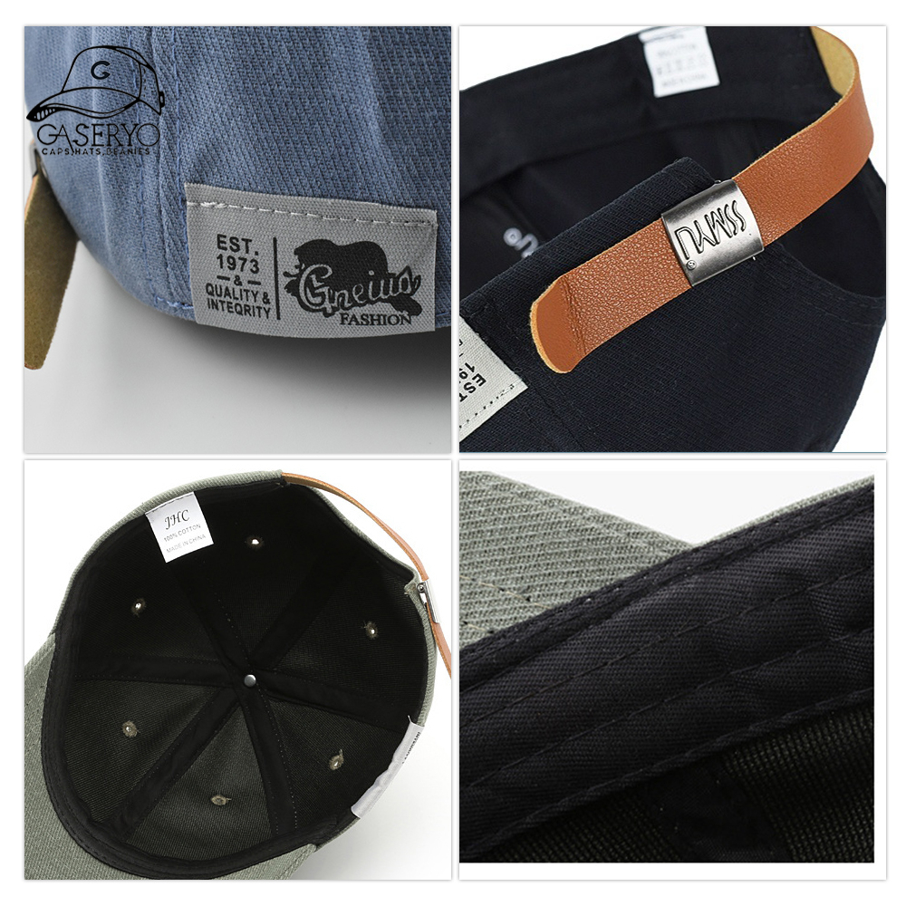 Gaseryo Mũ Bóng Chày Chống Nắng Bốn Mùa Màu Trơn Đơn Giản Phong Cách retro Nhật Bản Thường Ngày Mềm Mại Cho Nam Và Nữ