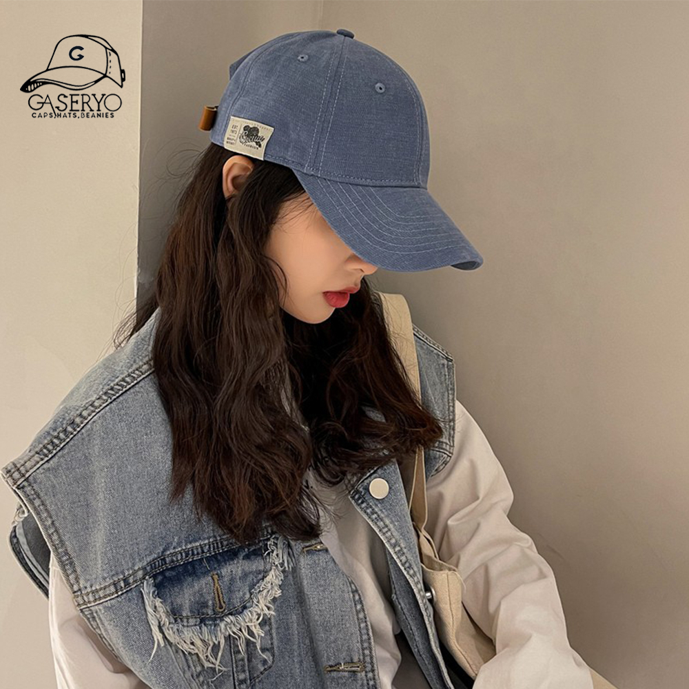 Gaseryo Mũ Bóng Chày Chống Nắng Bốn Mùa Màu Trơn Đơn Giản Phong Cách retro Nhật Bản Thường Ngày Mềm Mại Cho Nam Và Nữ