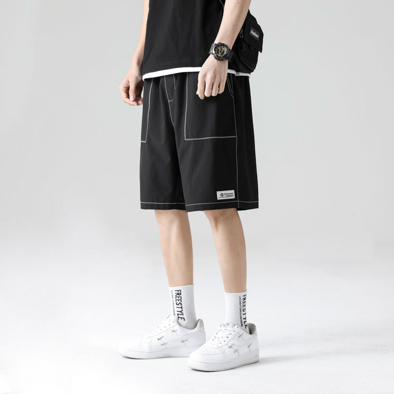 Quần Short Thể Thao Rút Dây Chất Liệu Lụa Mỏng Thời Trang Mùa Hè Cho Nam