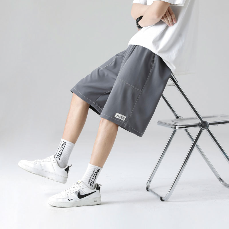 Quần Short Thể Thao Rút Dây Chất Liệu Lụa Mỏng Thời Trang Mùa Hè Cho Nam