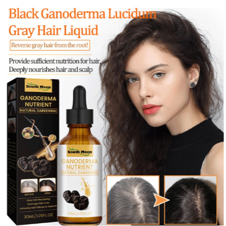 Tinh Dầu Nuôi Dưỡng Phục Hồi Tóc Hư Tổn Màu Đen / Trắng Chống Gàu / DARKA Anti-Greying Hair Serum