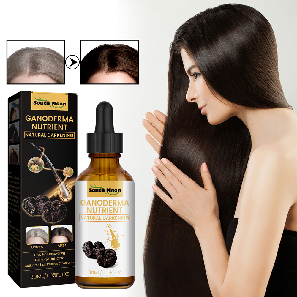Tinh Dầu Nuôi Dưỡng Phục Hồi Tóc Hư Tổn Màu Đen / Trắng Chống Gàu / DARKA Anti-Greying Hair Serum