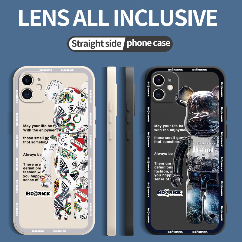 Ốp Điện Thoại Silicon Dẻo Hình Gấu Cho Tecno Spark 10 7 6 Pro 10C 7P 5 6 Air Spark GO 2021 2020 2023 Pova 5 4 3 2 Neo 2 LE7 POP 7 Pro