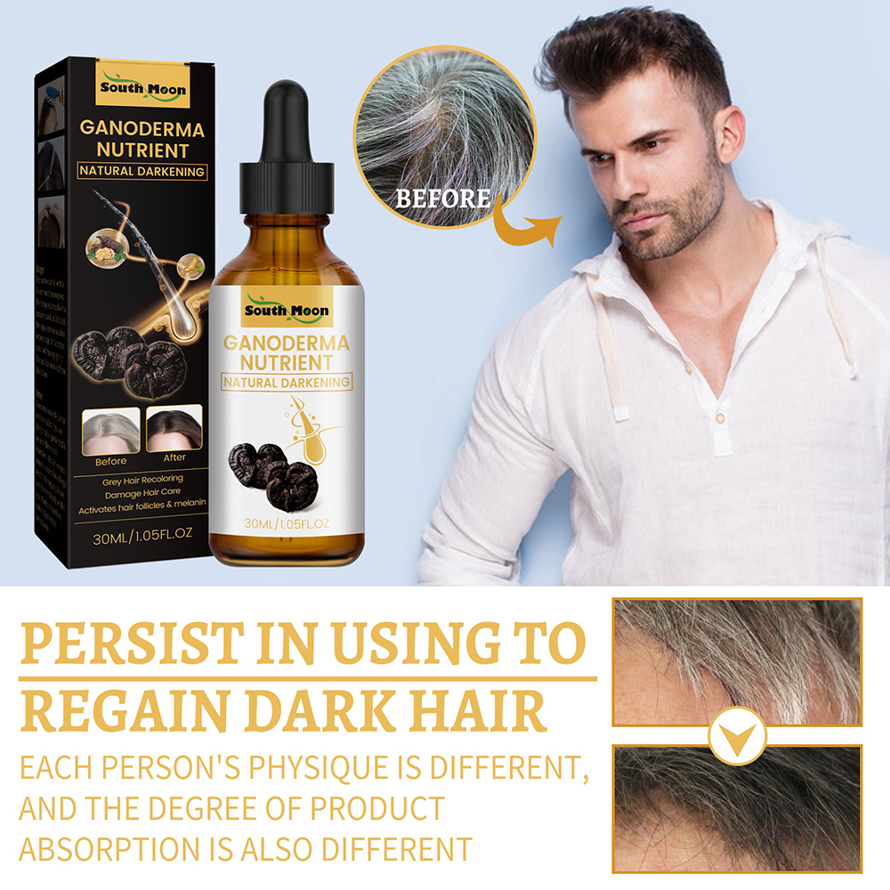 Tinh Dầu Nuôi Dưỡng Phục Hồi Tóc Hư Tổn Màu Đen / Trắng Chống Gàu / DARKA Anti-Greying Hair Serum