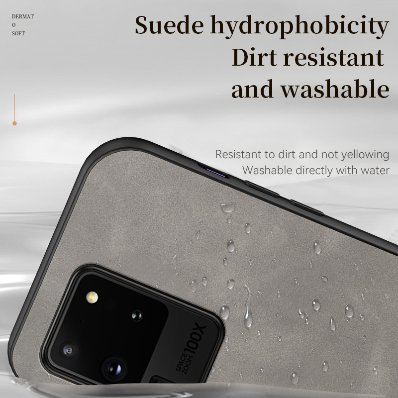 ốp lưng điện thoại kinh doanh Cashmere Tương thích với Cho Samsung S20Ultra S20 S20Plus S20FE S10 Plus S9 Plus S8 Plus Ốp cứng PC bảng nối đa năng chống vân tay đơn giản case