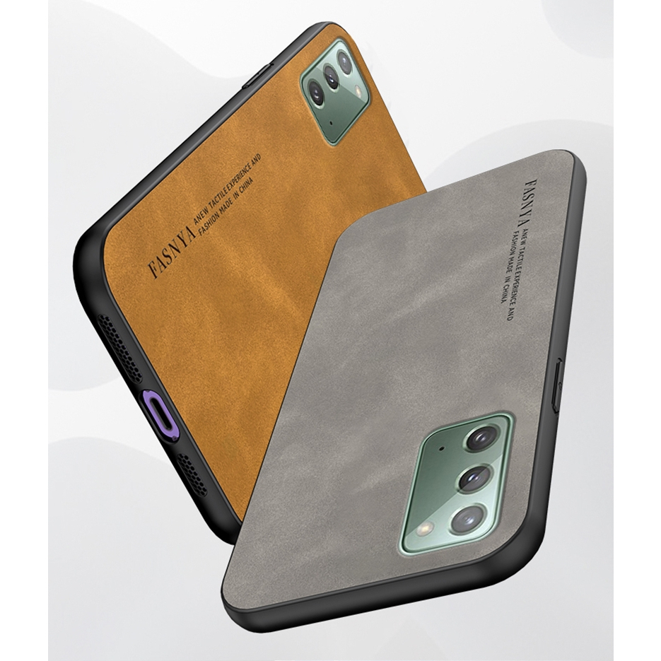 ốp lưng điện thoại kinh doanh Cashmere Tương thích với Cho Samsung Note20 Plus Note10 Plus Note9 Note8 S20 Ultra S21/S30 S21FE Ốp cứng PC bảng nối đa năng chống vân tay đơn giản case