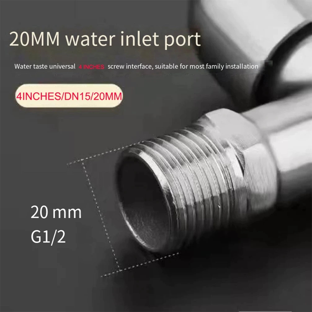 Vòi Nước Hai Đầu Bằng Thép Không Gỉ Màu Vàng Đồng Cho Bồn Rửa Mặt / Nhà Tắm