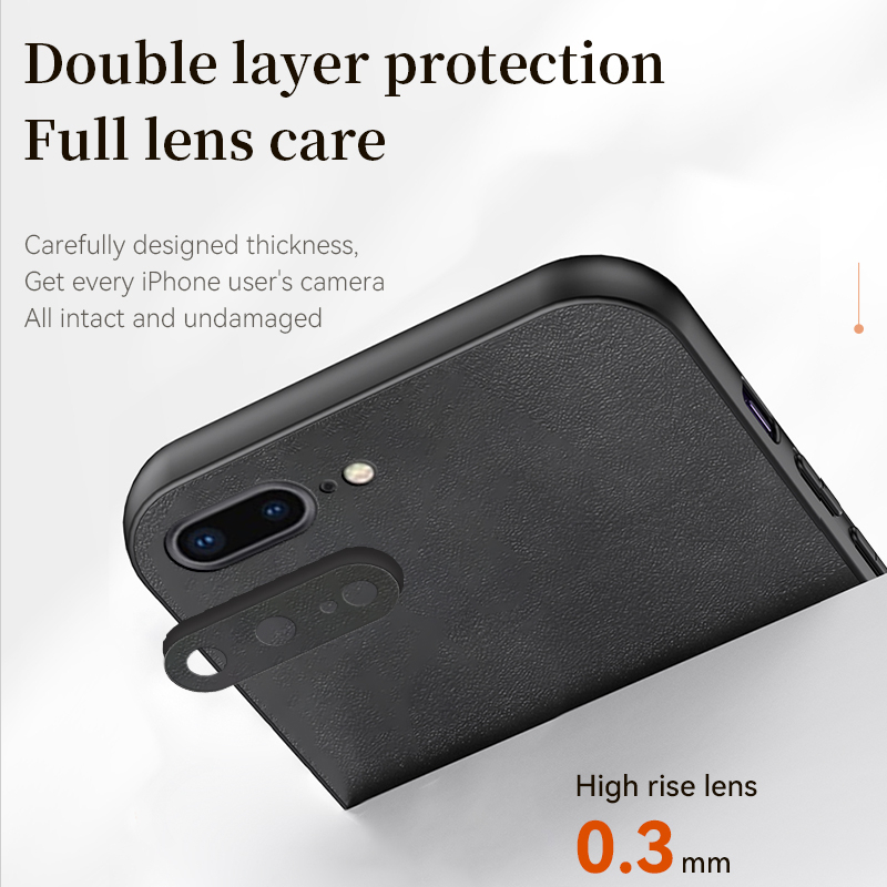 ốp lưng điện thoại kinh doanh Cashmere Tương thích với Cho iPhone 7 Plus 8 6s Plus X Xs Max XR 11 Pro Max Ốp cứng PC bảng nối đa năng chống vân tay đơn giản case