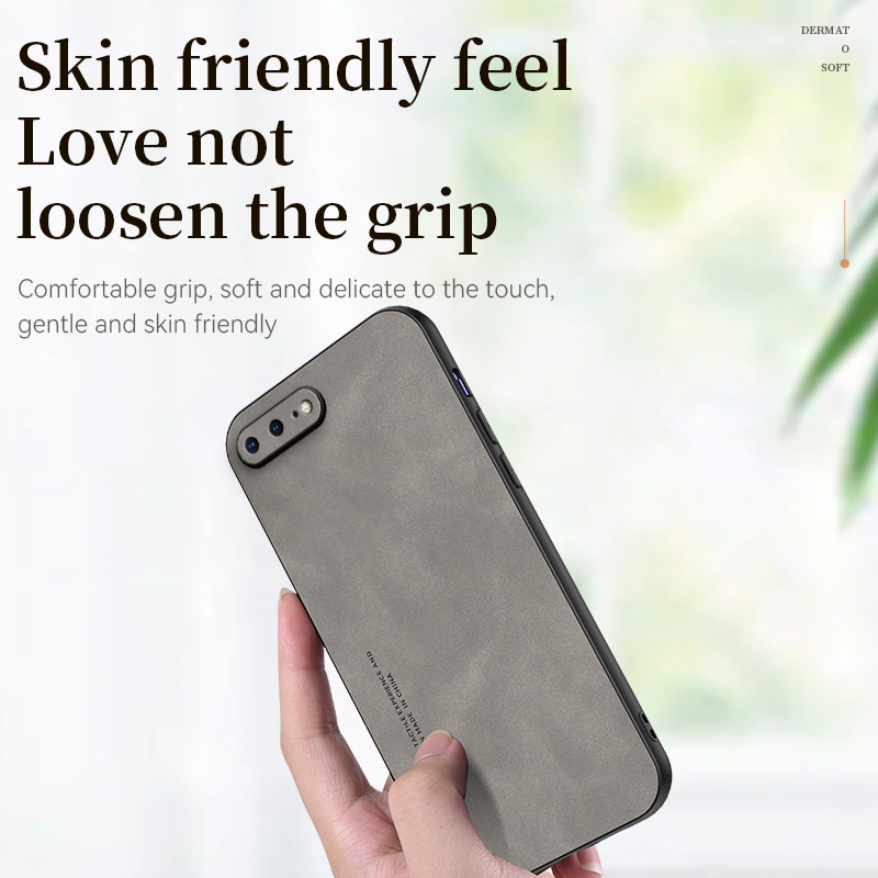 ốp lưng điện thoại kinh doanh Cashmere Tương thích với Cho iPhone 7 Plus 8 6s Plus X Xs Max XR 11 Pro Max Ốp cứng PC bảng nối đa năng chống vân tay đơn giản case