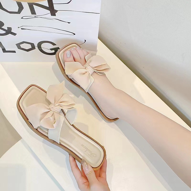 Dép Lê Quai Nơ Đế Mềm Chống Trượt Thời Trang Mùa Hè Dành Cho Phụ Nữ Mang Thai AA6257