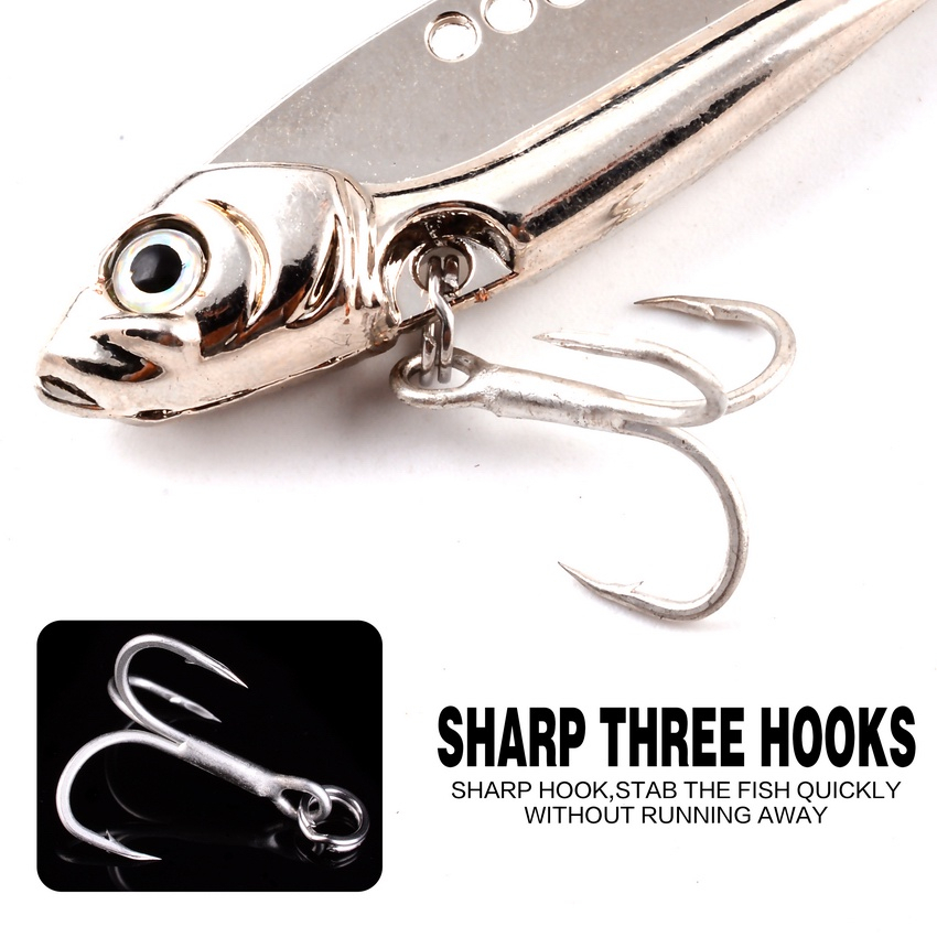 Mồi Câu Cá Giả Bằng Kim Loại 7 / 10 / 12 / 14 / 18g