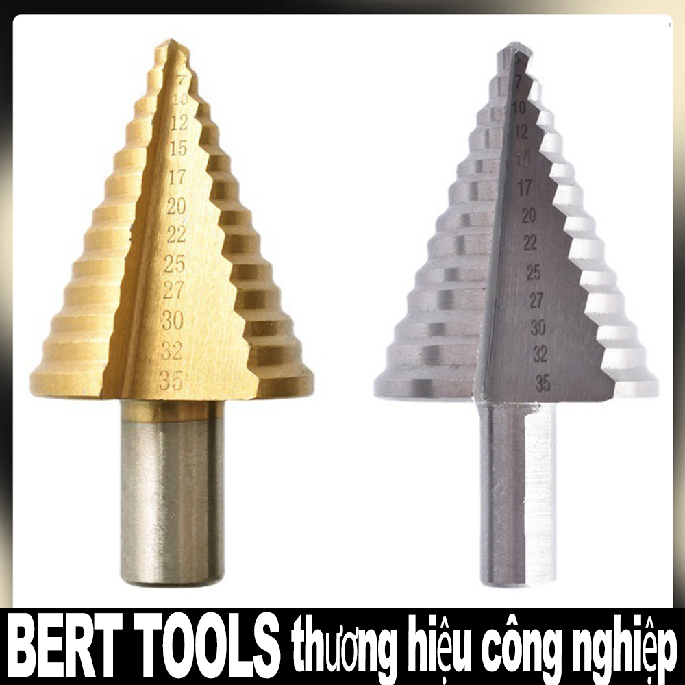 BERT 🇻🇳｜Mũi Khoan Lỗ Bằng Thép Titan Tốc Độ Cao món Mũi khoan hình nón thép 5-35mm Mũi khoan tháp Nhật Mũi Khoan Tháp