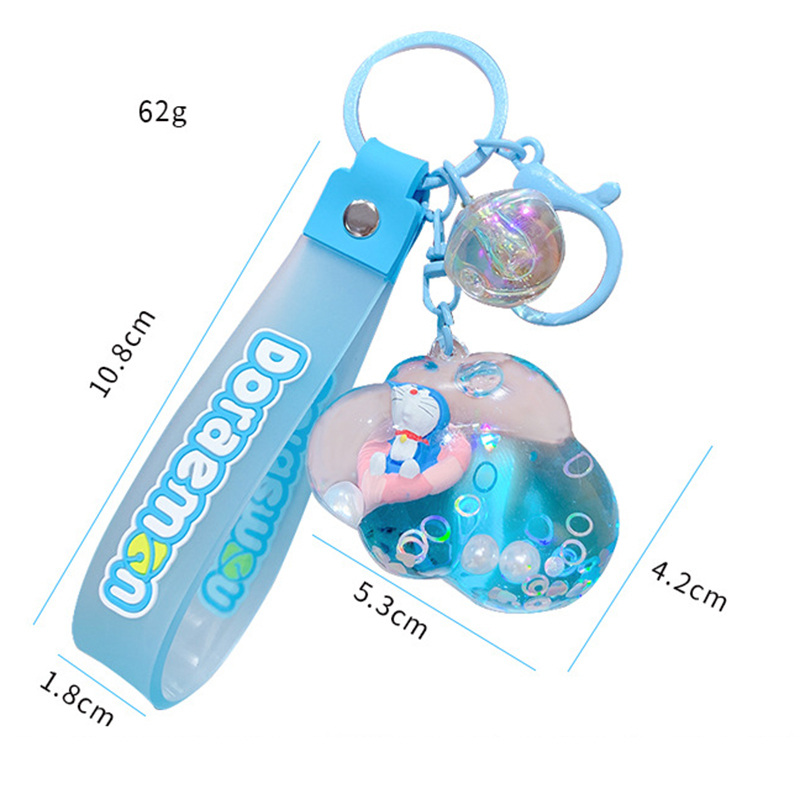 Móc Khóa Hình Bình Sữa Doremon Đáng Yêu