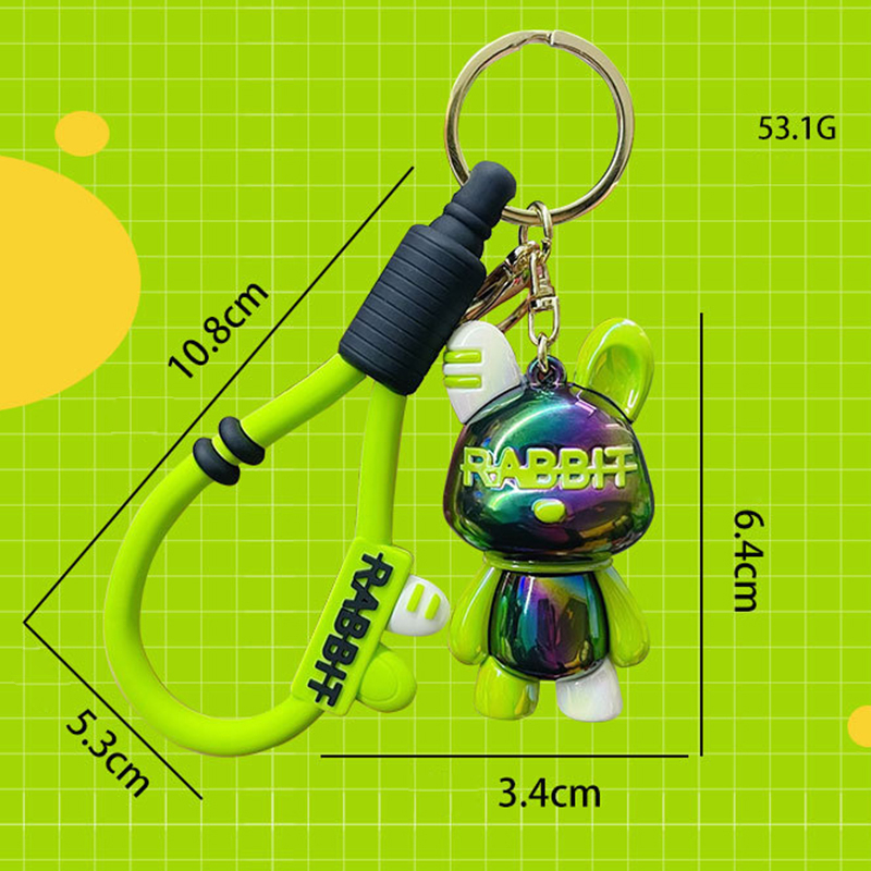 Hoạt Hình Móc Khóa Hình Thỏ Hoạt Họa Đáng Yêu