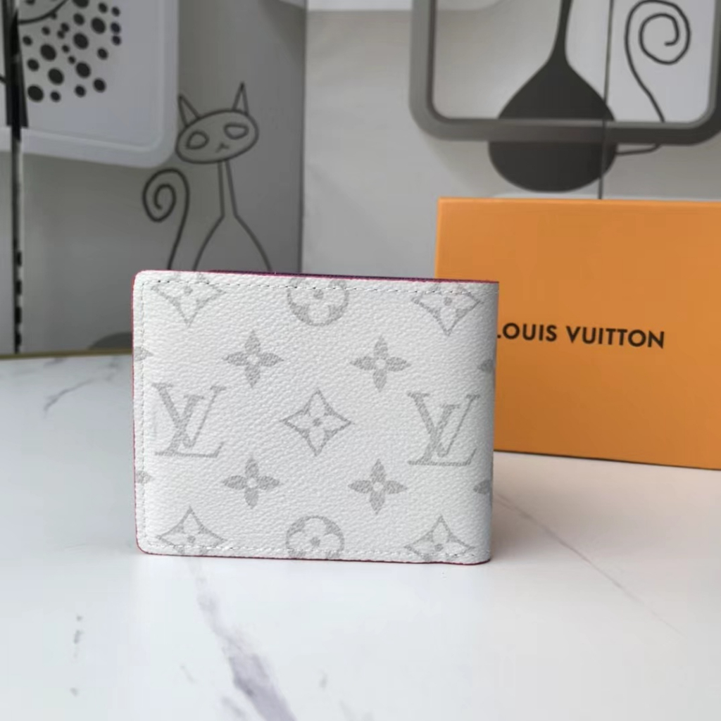 Ví nhiều LV / NBA đích thực mới Ví ngắn cổ điển Louis Vuitton Ví ngắn M80105