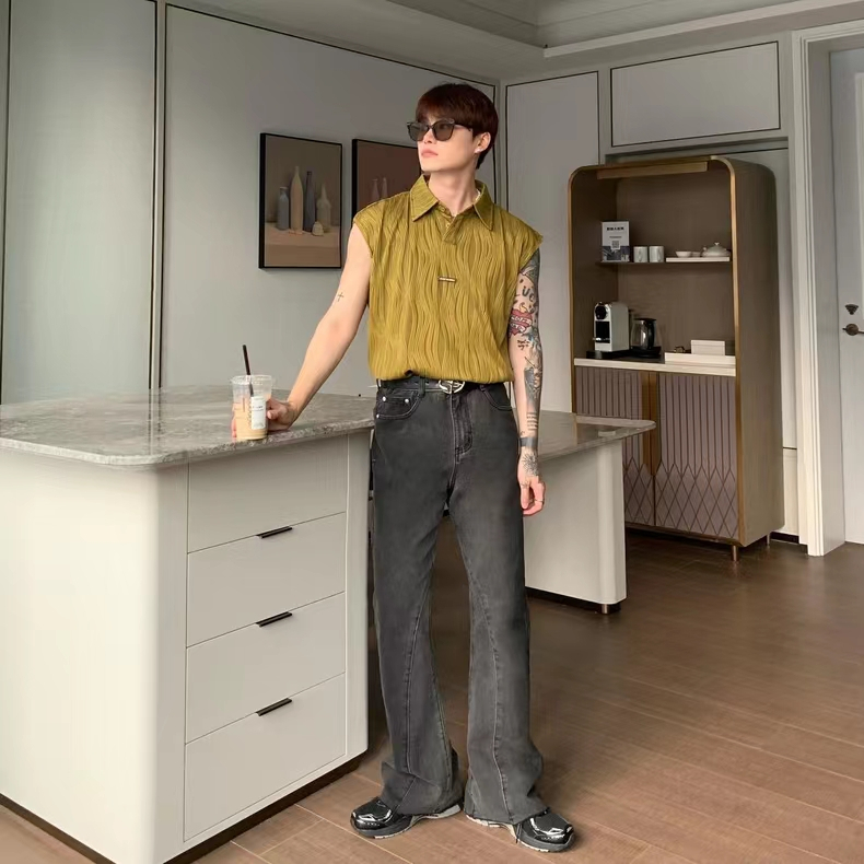 áo thun sát nách kiểu hàn quốc thiết kế đơn giản trẻ trung cho nam 2023 simple đen áo không tay form rộng fashion áo vest nam hàn quốc đẹp áo ba lỗ nam siêu