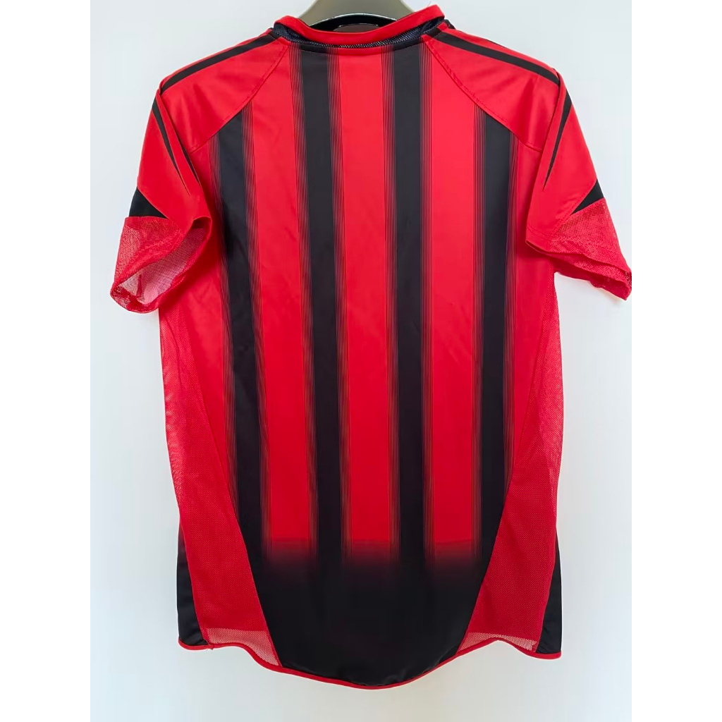 Áo Thun Bóng Đá Tay Ngắn T-shirt Size S-2XL AC Milan 04-05
