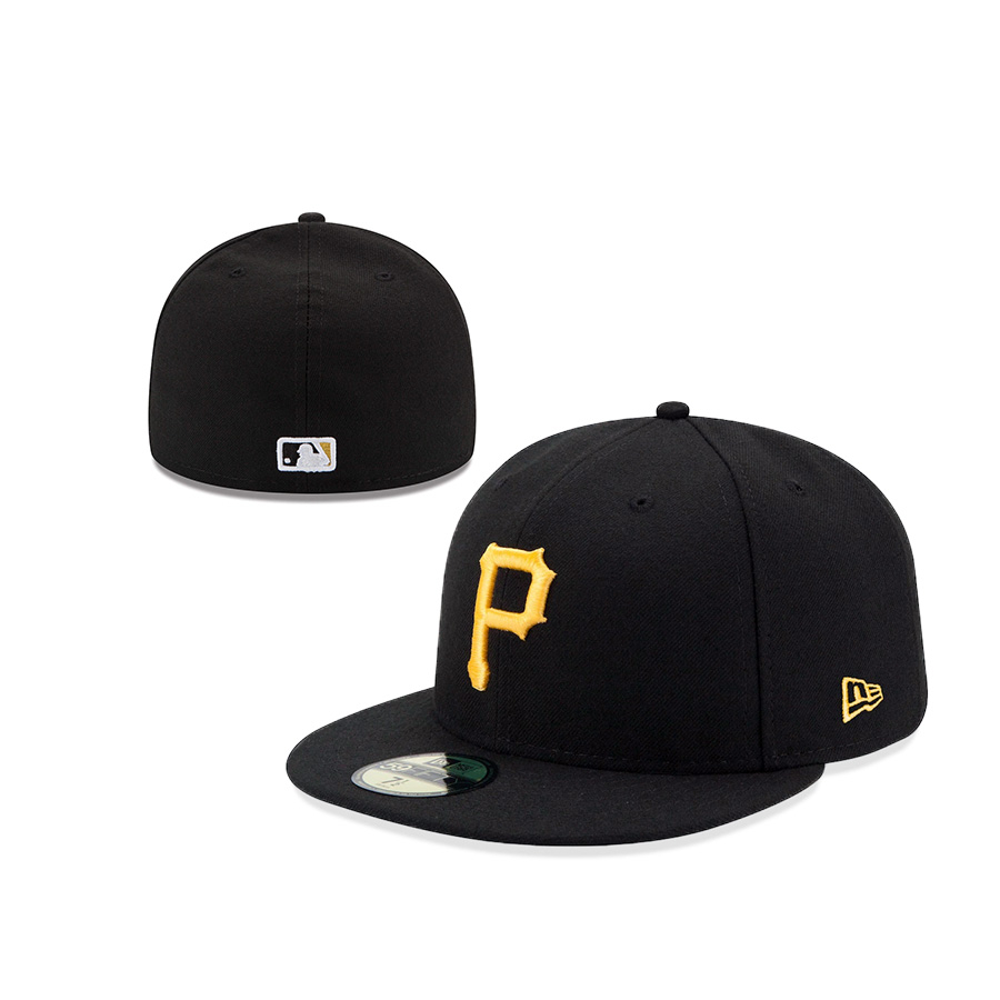 MLB Pittsburgh Pirates 59FIFTY Cap - Full Stitch Embroidery Sport Mũ Unisex