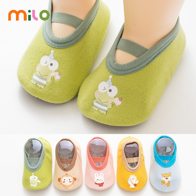 Milo Tất Chống Trượt Xinh Xắn Tiện Dụng Cho Bé Tập Đi