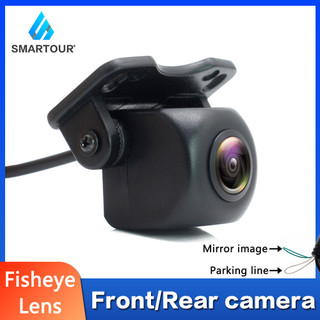Smartour Camera lùi ô tô HD Tầm nhìn ban đêm Góc rộng Camera đỗ xe Camera chống nước CCD LED Màn hình dự phòng tự động Hình ảnh HD