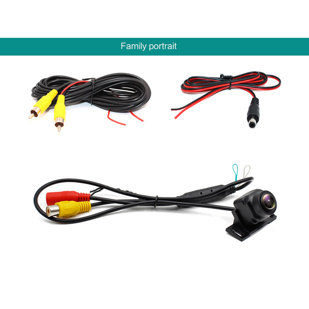 Camera quan sát phía sau ô tô không thể đảo ngược Hd Tầm nhìn ban đêm 170 độ CCD Xe dự phòng lùi đỗ xe Camera sau có cáp chống nước 12V