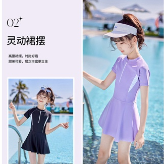 Đồ Bơi Một Mảnh Thể Thao Thời Trang Cho Bé Gái