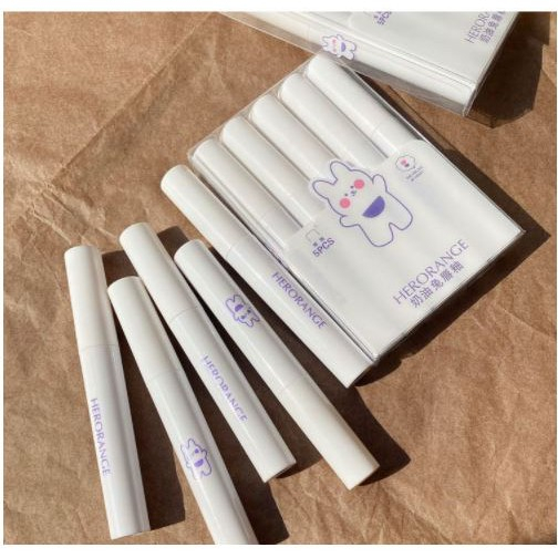 Set son kem lì 5 cây Herorange Thỏ Trắng