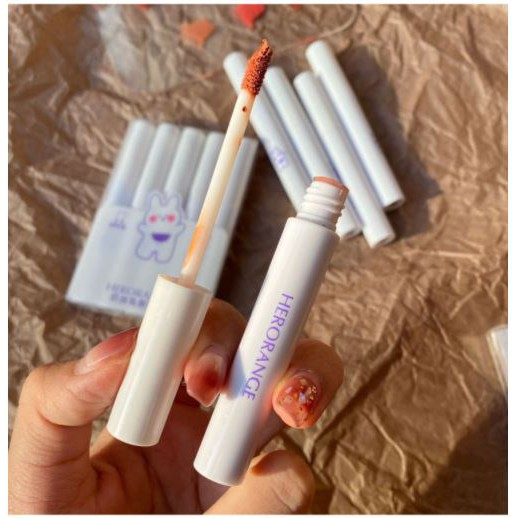 Set son kem lì 5 cây Herorange Thỏ Trắng